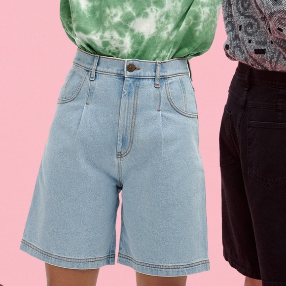 Lucy & Yak Shorts Nwt Lucy Yak Bonnie Organic Denim High Waisted